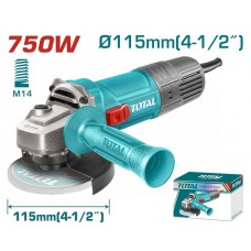 TOTAL ΓΩΝΙΑΚΟΣ ΛΕΙΑΝΤΗΡΑΣ 750W - 115mm (TG10711556) TOTAL ΓΩΝΙΑΚΟΣ ΛΕΙΑΝΤΗΡΑΣ 750W - 115mm (TG10711556)